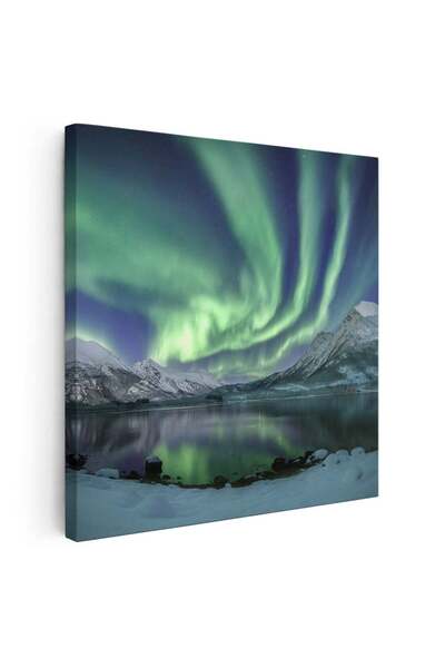 Tablou Canvas Tablou Aurora Boreala-Luminile Nordului, cod 5343