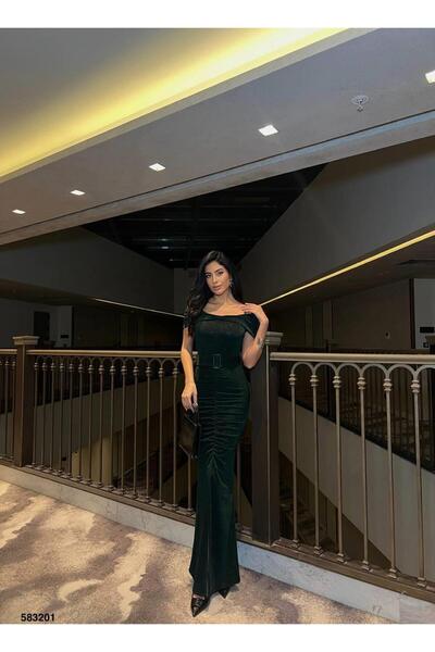 Modafeminen Rochie de seară cu decolteu cu fundă din țesătură elastică, cu ce...