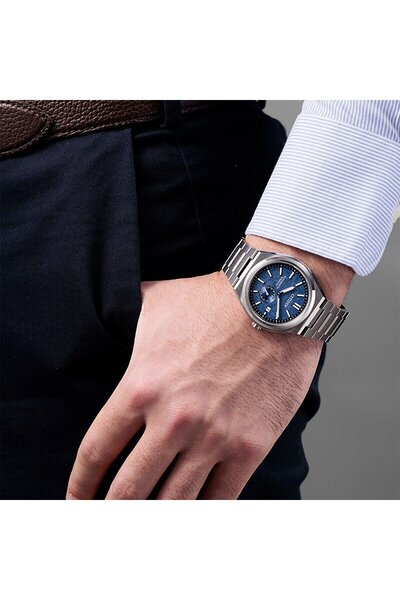 Citizen Zenshin Super Titanium Small Seconds Nj0180-80L Wristwatch |   Automatic Mechanism