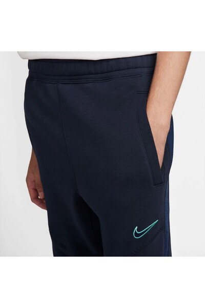 Nike Флісова бігова штани для чоловіків, сині, повсякденні