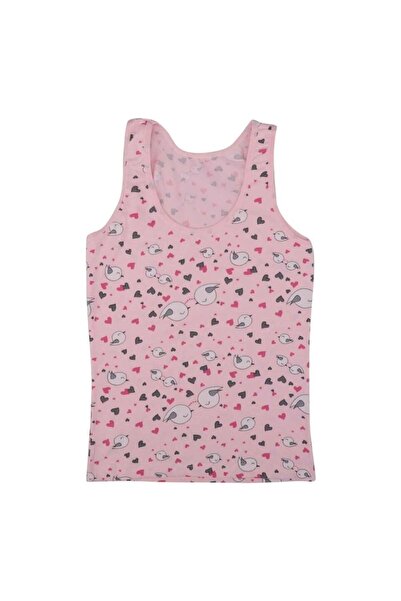 CUBBUX Elestan Printed Girls' Wide Strap Tank Top 6-Piece Set