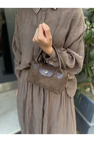 PurpleART Γυναικεία τσάντα χειρός και ώμου από καστόρι 13Χ20 εκ.