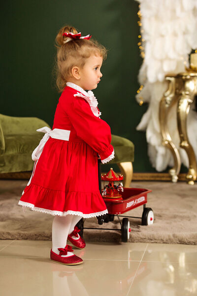 Lempika Rochita bumbac rosie pentru fetite Sakura