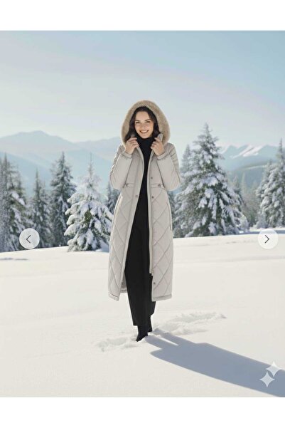 KMKkombin KADIN GENÇ DOLGULU KOL LASTİKLİ KAPİTONE MONT KABAN 198