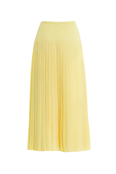 kiwebuy Beli İşlemeli Uzun Etek