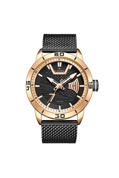 Naviforce Ceas bărbătesc din oțel cu cuarț analogic, cu dată