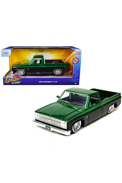 Jada Chevrolet C 10 1985 verde/negru - 1/24