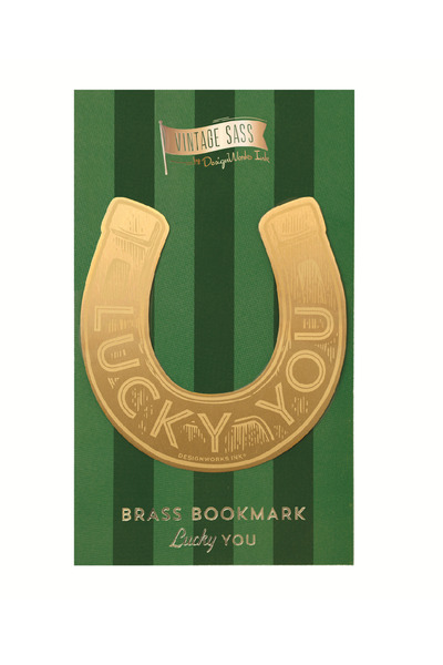 designworks ink DesignWorks Jumbo Metal Kitap Ayracı Lucky You