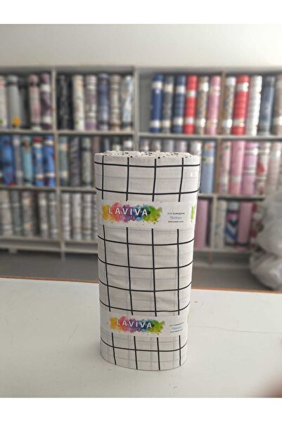 Gasel Home Nevresimlik Çarşaflık Metrelik Kumaş Kare Ekose Desen