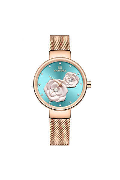 Naviforce Ceas elegant de damă cu cuarț auriu