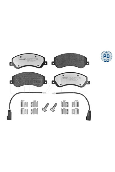 MEYLE Комплект спирачни накладки за преден мост, дискови спирачки за Ford Tra...