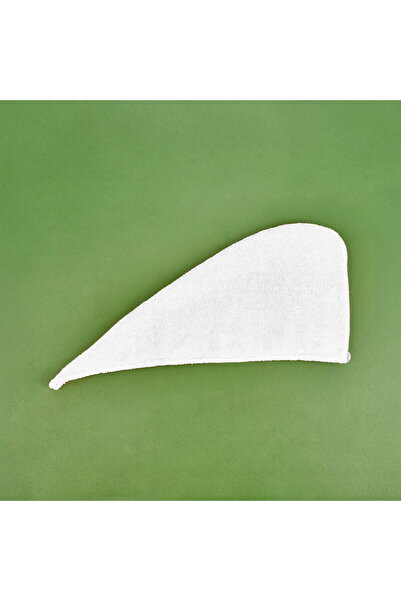 ASPARTAM Microfiber Hair Towel - White - 57X27 cm