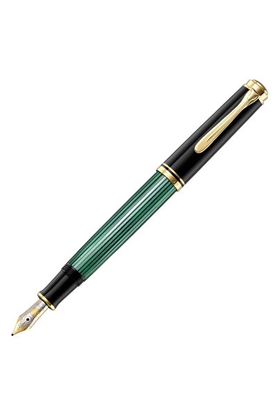 Pelikan Souveran Series M400 Green Black Dolma Kalem F Uç