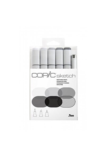 Copic Sketch 6-piece set sketching grays