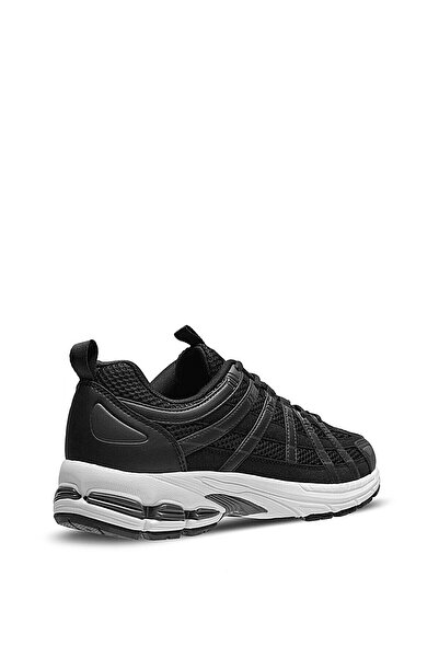 Lescon 25Nau00Paeru Pace Runner Unisex Classic Sneaker Black