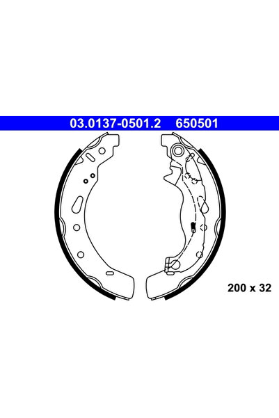 Ate Set Saboti Frana Mazda 2 2007-2015