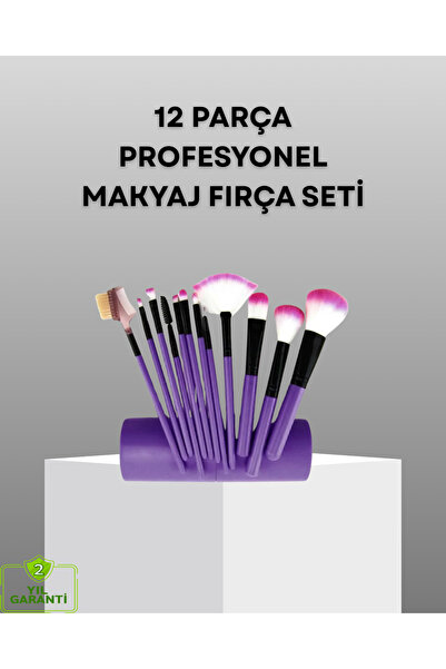 Clevora Набір з 12 надзвичайно м'яких пензликів для макіяжу – не линяють, мож...