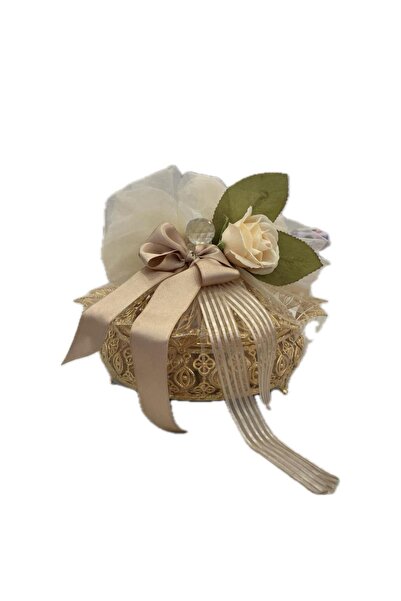 FISTIKHANE Çiçek Süslemeli Nişan Söz Kız İsteme Çikolata Tepsisi