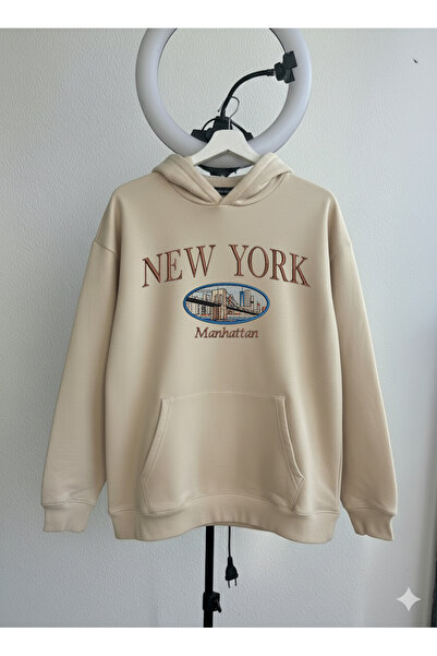 LORVEX New York Pre-Print Oversize Unisex Swea tricou