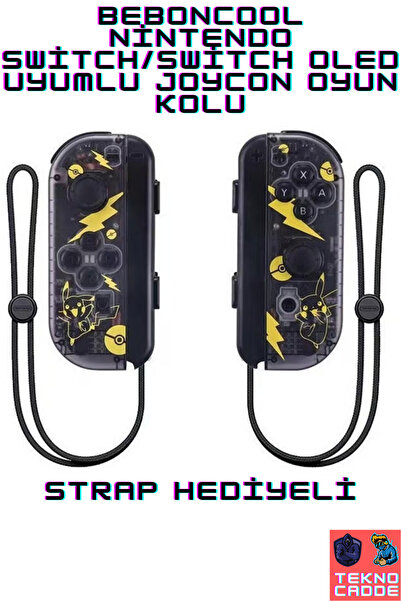 beboncool Nintendo Switch/Switch OLED Uyumlu Joycon Oyun Kolu