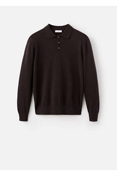 MANGO Man %100 kaşmir polo kazak