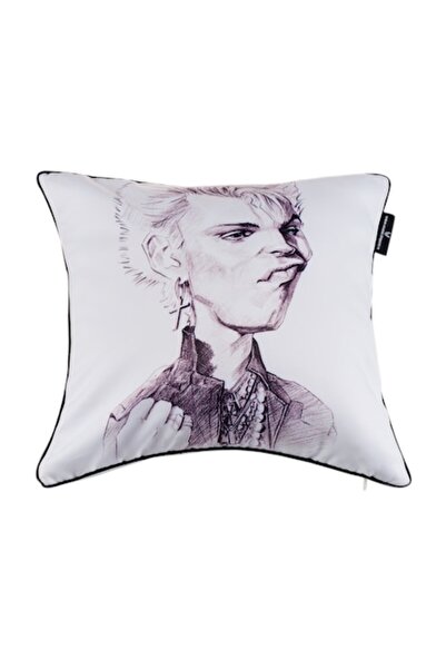 Complicat Rau Decorative pillow, Billy Idol, printed by direct sublimation, 43x43
