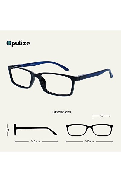 Opulize SEE Blaulichtfilter Lesebrille für Damen Herren, Blendfreie UV400-Schutz Federscharnier Ant