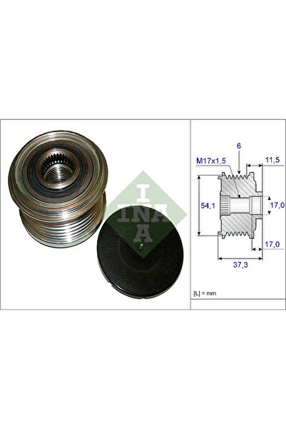 FAG Sistem Roata Libera Generator Citroen Berlingo / Berlingo First Microbus/...