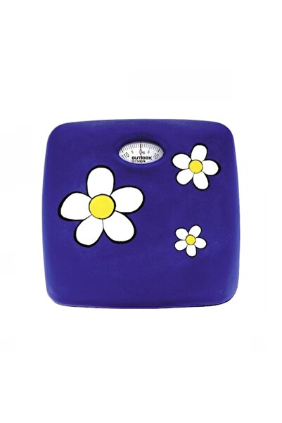 Outlook Design Cântar de baie cu înveliș moale 3D din spumă, albastru vară