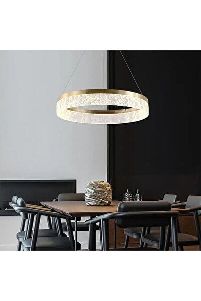 HAMER Modern oil chandelier, 60 cm diameter, 3 lights, 30 watts