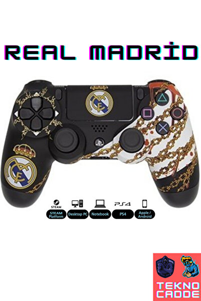 beboncool Ps4-PC-IOS-Android Uyumlu Desenli Titreşimli Bluetooth Joystick Gam...