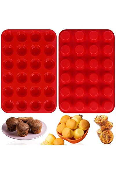 Generic Silicone Muffin Pan, 24-cup Silicone Egg Bite Molds,Non-Stick Silicon...