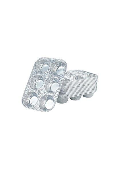 Generic 10 Pc Disposable Muffin Tins, 6-Cup Cupcake Aluminum Pans, Favorite C...