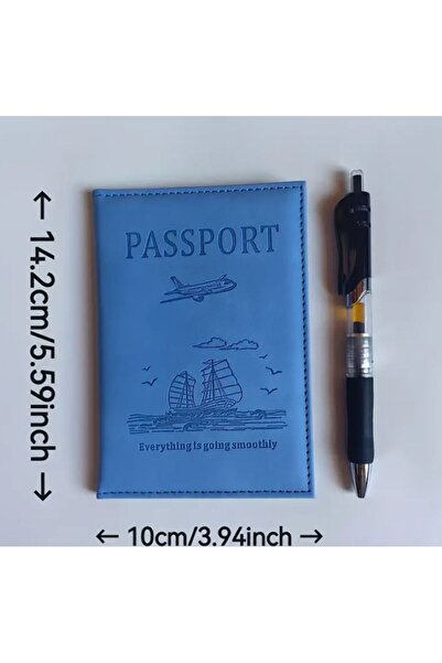 Dgt Luxury Passport Cover, Motivational Theme, Vegan Leather, Travel Wallet, Practical Use