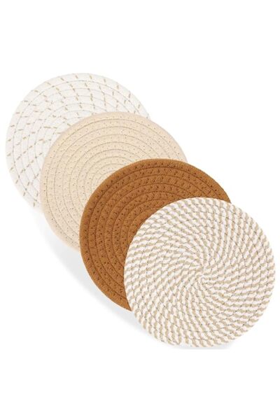 Generic FACAICAI 7" Trivets for Hot Dishes, Hot pots and Pans, 4 Heat Resista...