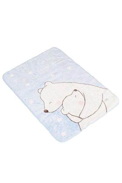 Cangaroo Pătură Bebe Pufoasă 110x80 cm Sweet hugs blue – Moale și Călduroasă ...