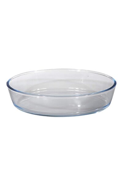 Generic Royalford BRS 3Pcs Oval Glass Baking Tray (1.6+2.4+3 Liter)