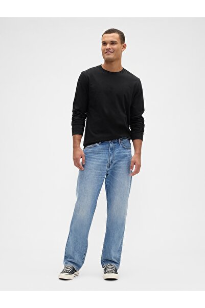 GAP Erkek Siyah Everyday Soft Bisiklet Yaka T-Shirt