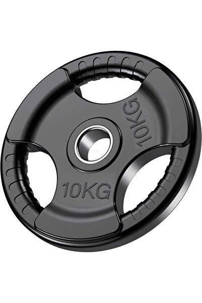 Generic 2 x 2 Inch Olympic Rubber Dumbbell Discs for Strength Training and Professional Weightlifting, 10kg