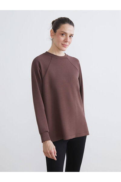 LC Waikiki Create Your Style from Uzg Store |   Crew Neck Oversize Women's Sweatshirt Tunic