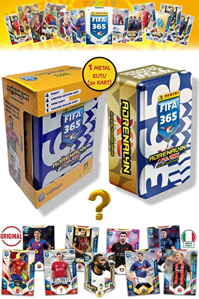 TOYFEST Panini Fifa 2026 Metal Kutulu Futbolcu Kartları (24 Core 4 LE 1 Coin ...