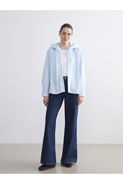 LC Waikiki Cămașă oversize pentru femei cu glugă