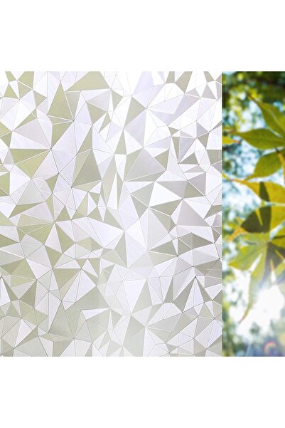 LUXER Декоративно фолио за прозорци, UV защита, ромбов мотив, размери 200x60 см