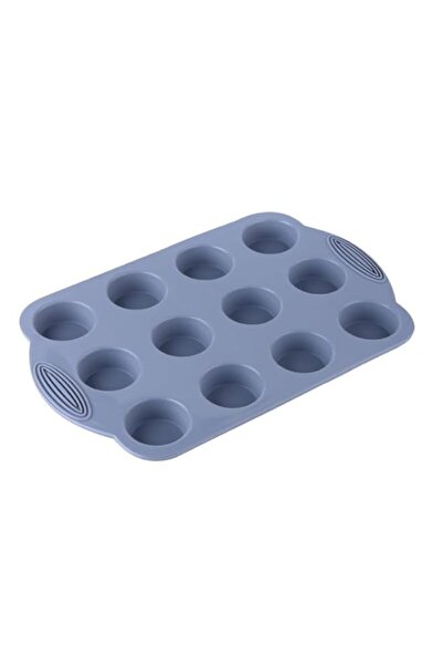 Generic Cake Tray Cup Mini Cheesecake Mould 12 Cup Sponge Cake Tins (Grey, On...
