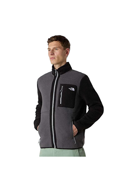 THE NORTH FACE Yumiori Full-Zip Men's Gray Outdoor Fleece Nf0A883Rwvo1