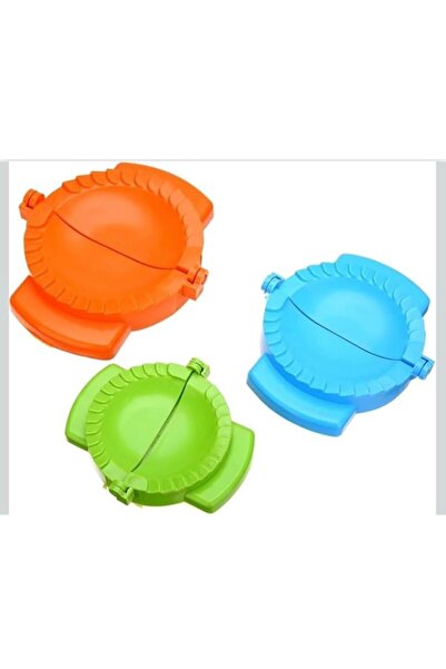 Generic مجموعة قوالب ضغط صانعة الزلابية، 3 ألوان، 8.8 سم، للزلابية، الكالزون، الإمبانادا، البيروجي