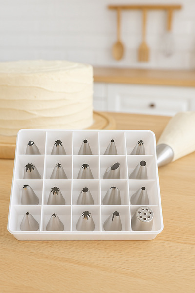 YYK YIKANABİLİR YAĞLI KAĞIT HEP PİŞİR Çelik Kutulu Mini 24 lü Duy Seti