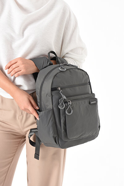 çantamgelsin Unisex Water Resistant Parachute Fabric 4 Compartment Travel and School Bag with Laptop Compartment