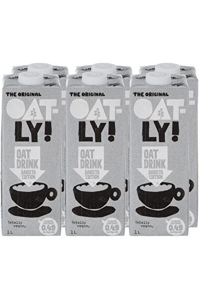 Oatly مشروب حليب الشوفان من باريستا، عبوة من 6 قطع، سعة 1 لتر