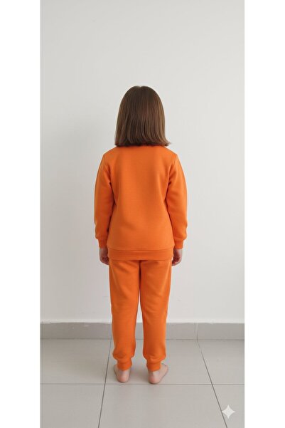 Yalçınoğlu Kids 4-12 Years Old Shardonlu Set | Sweatshirt and Sweatpants Combination Comfortable and Stylish Design (Get 2 Sizes Larger)